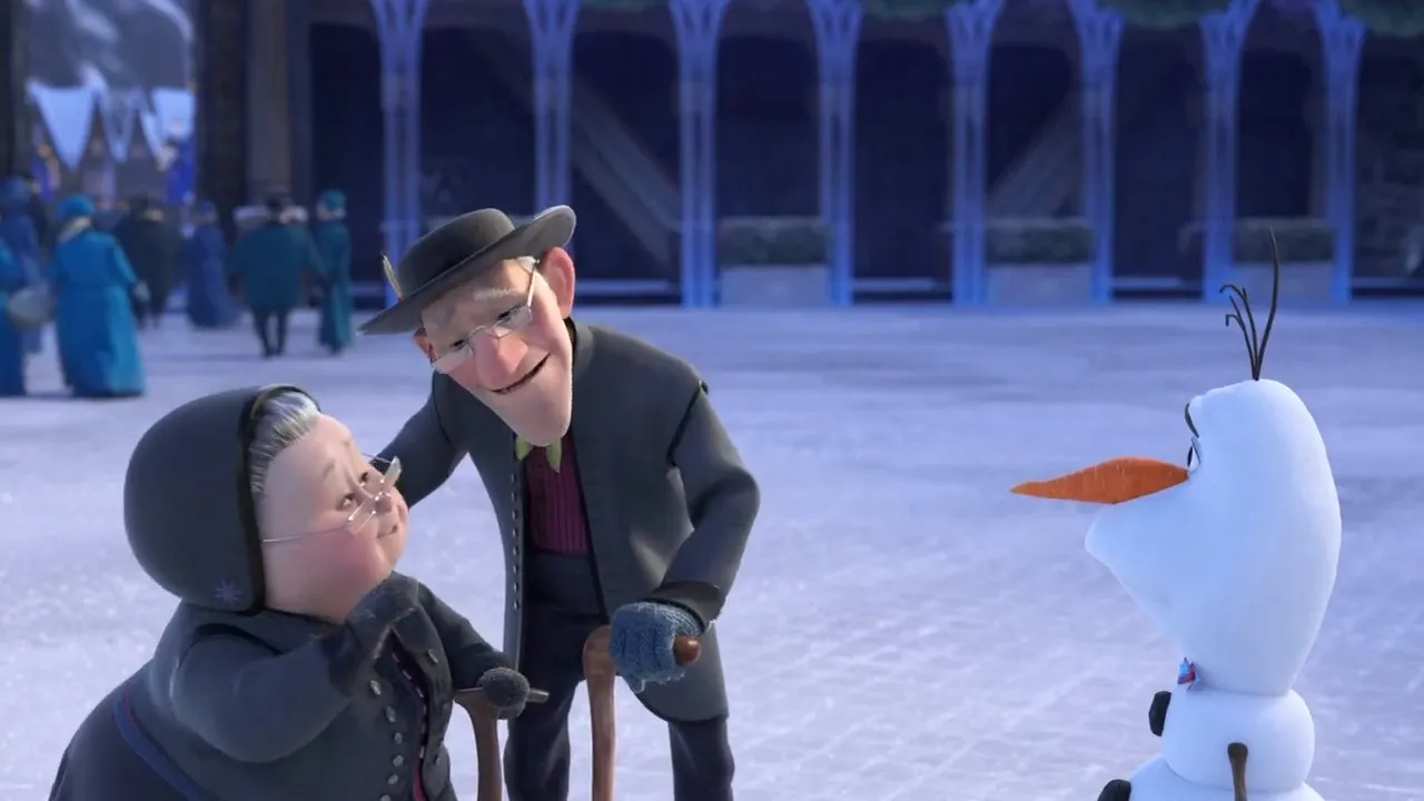 Olaf's Frozen Adventure (2017) Dual Audio Hindi WebDL Hevc [71MB] Screenshot