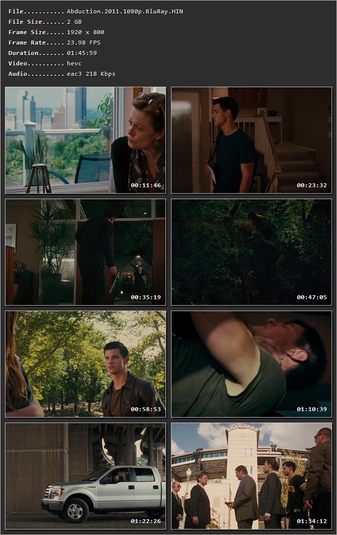 Abduction (2011) Hindi Dual Audio HDRip 1080p – 720p – 480p Screenshot