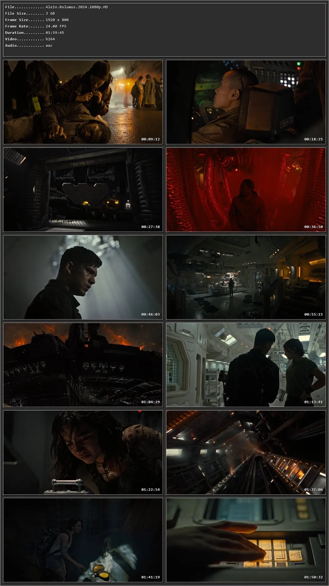 Alien: Romulus 2024 Hindi (Org) Dual Audio Web-DL 1080p – 720p – 480p Screenshot