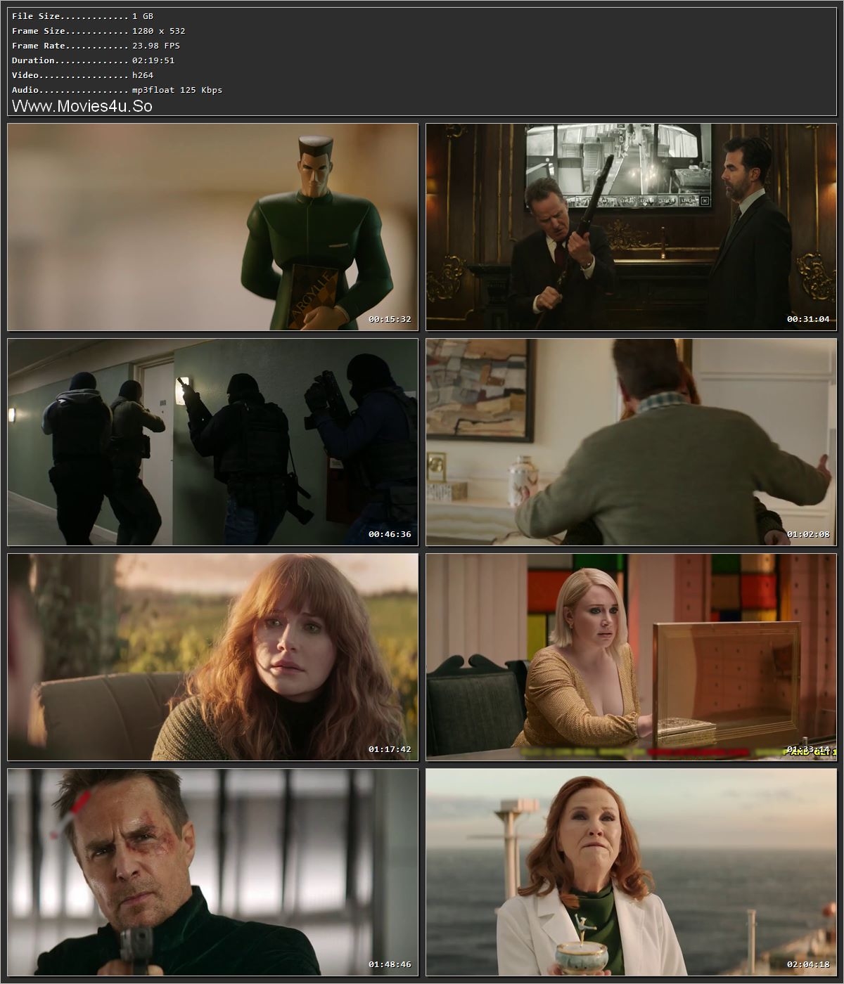 Argylle (2024) Hindi (ORG DD 5.1) Dual Audio HDRip 720p – 480p Screenshot