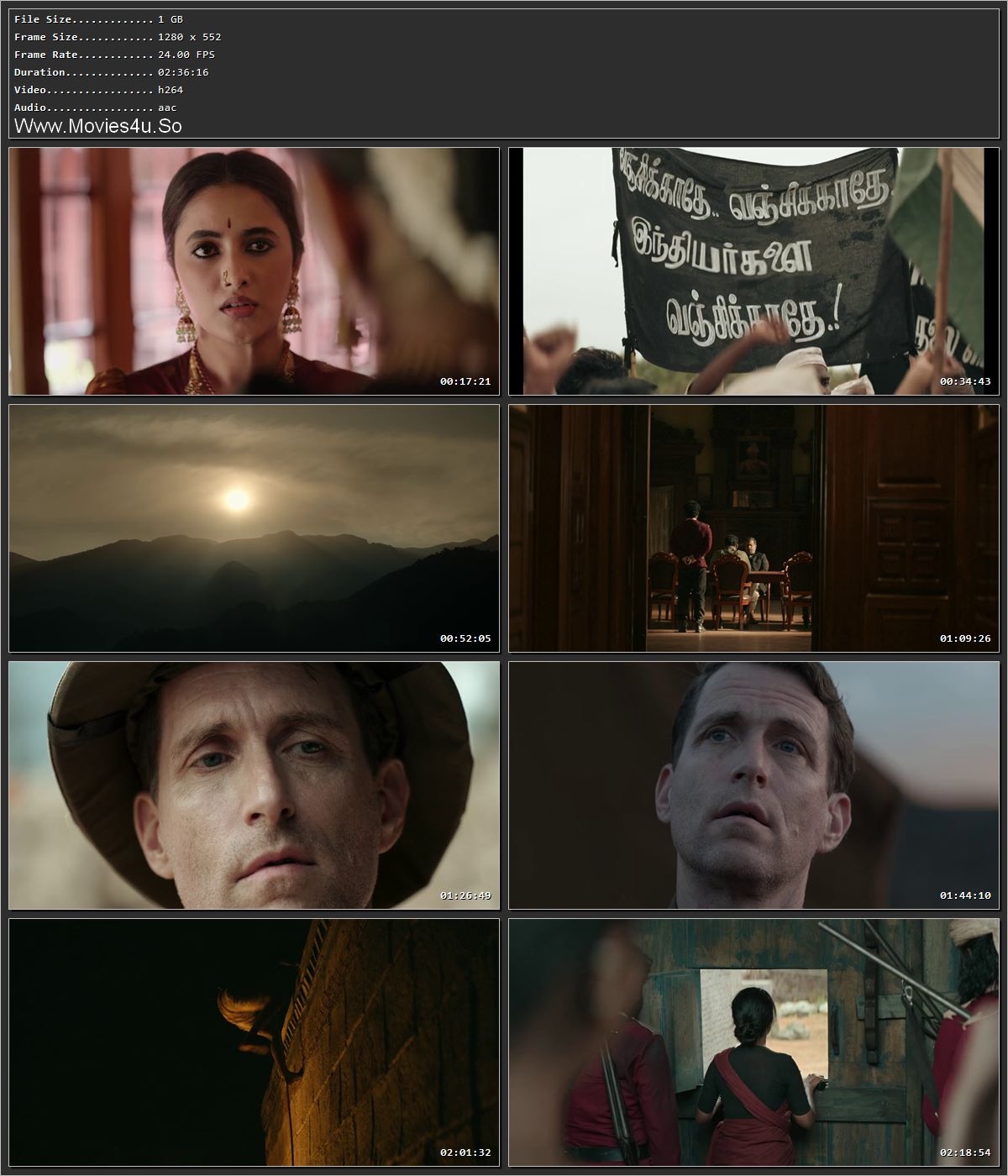 Captain Miller 2024 Hindi Web-DL 720p – 480p Screenshot