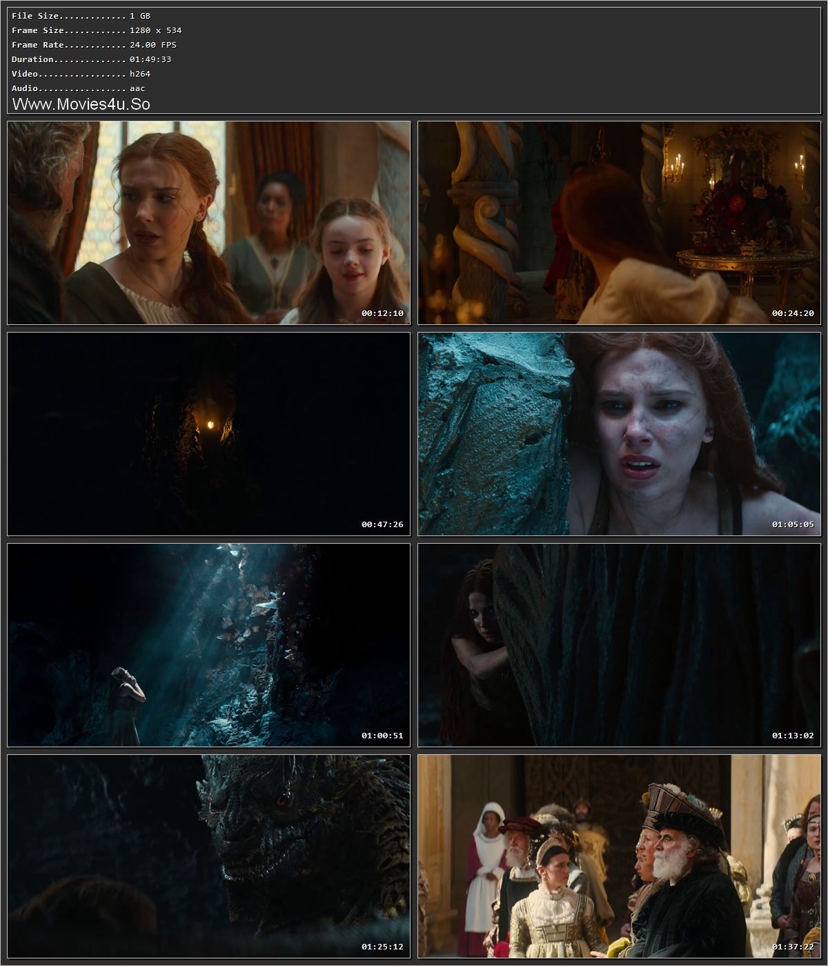 Damsel (2024) Hindi Dual Audio HDRip 720p – 480p Screenshot