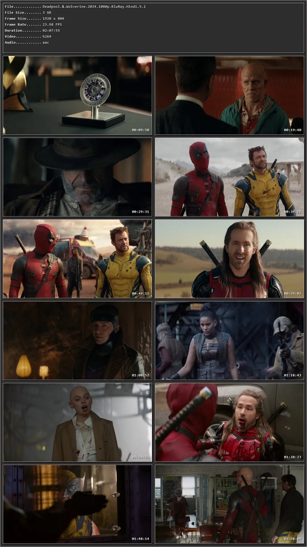 Deadpool & Wolverine 2024 Hindi (Org) Dual Audio WEB-DL 1080p – 720p – 480p Screenshot