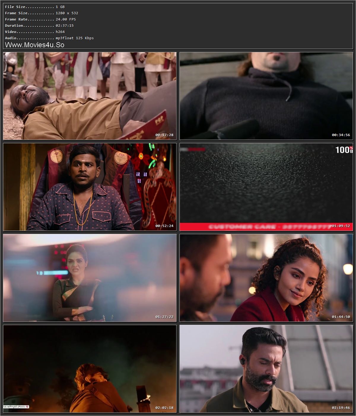 Eagle 2024 Hindi (Cleaned) Dual Audio HDRip 720p – 480p Screenshot