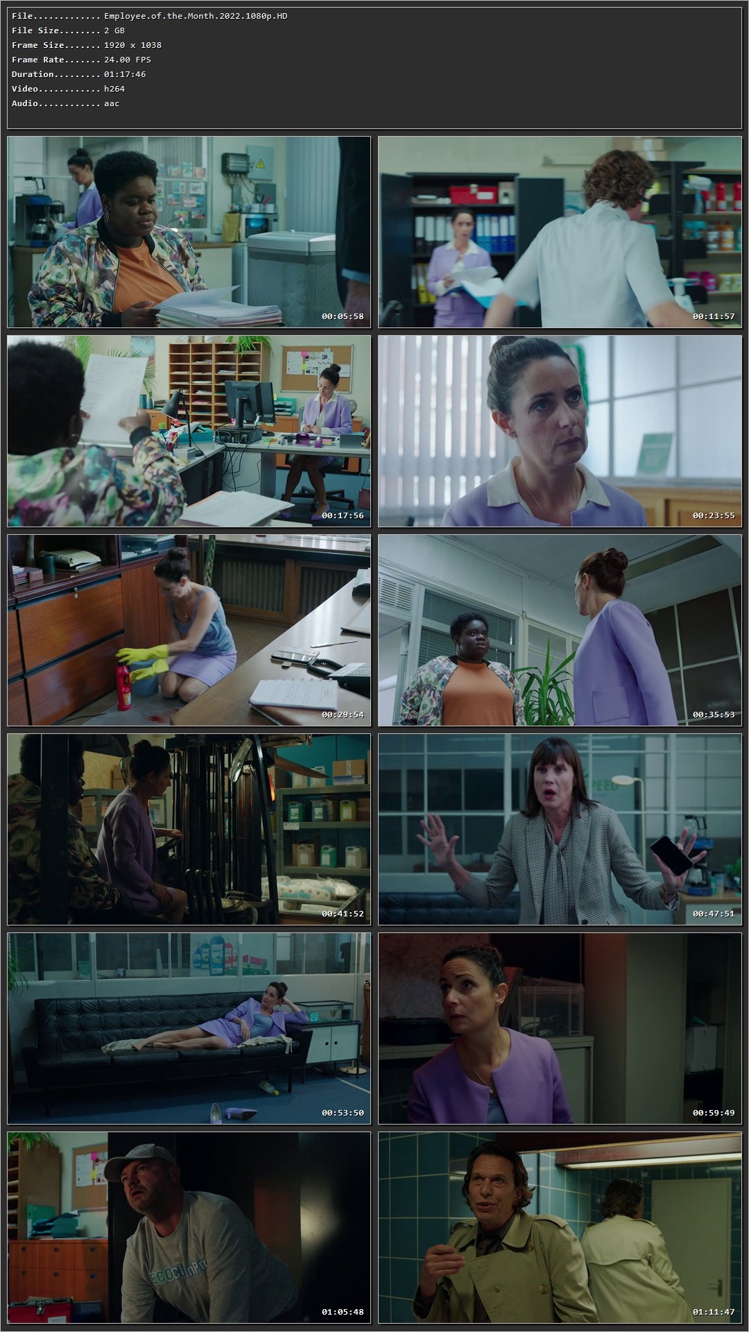 Employee of the Month (2022) Hindi Dual Audio HDRip 1080p - 720p - 480p Screenshot