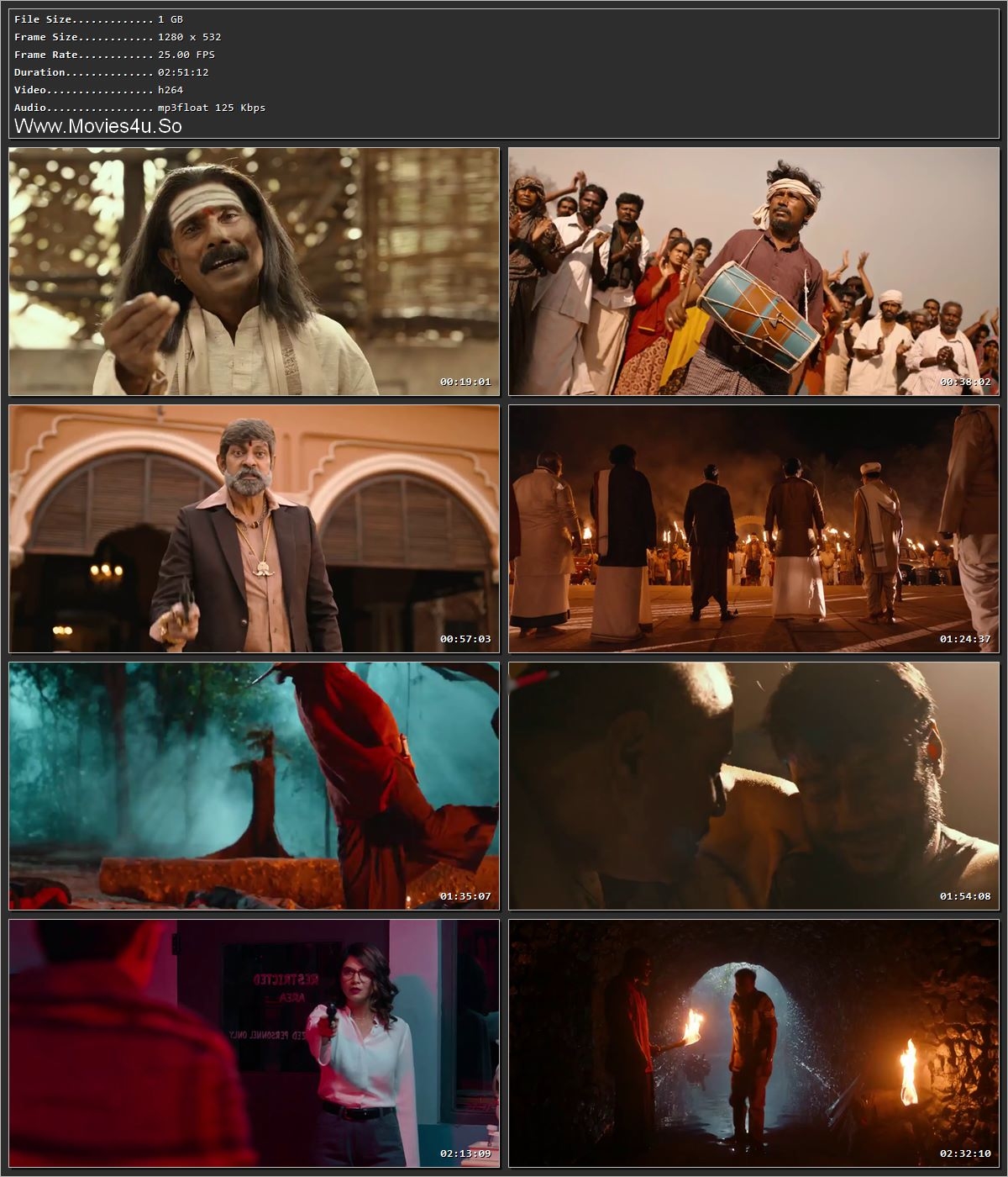 Kaatera 2023 Hindi (Studio-Dub OST) Dual Audio HDRip 720p – 480p Screenshot