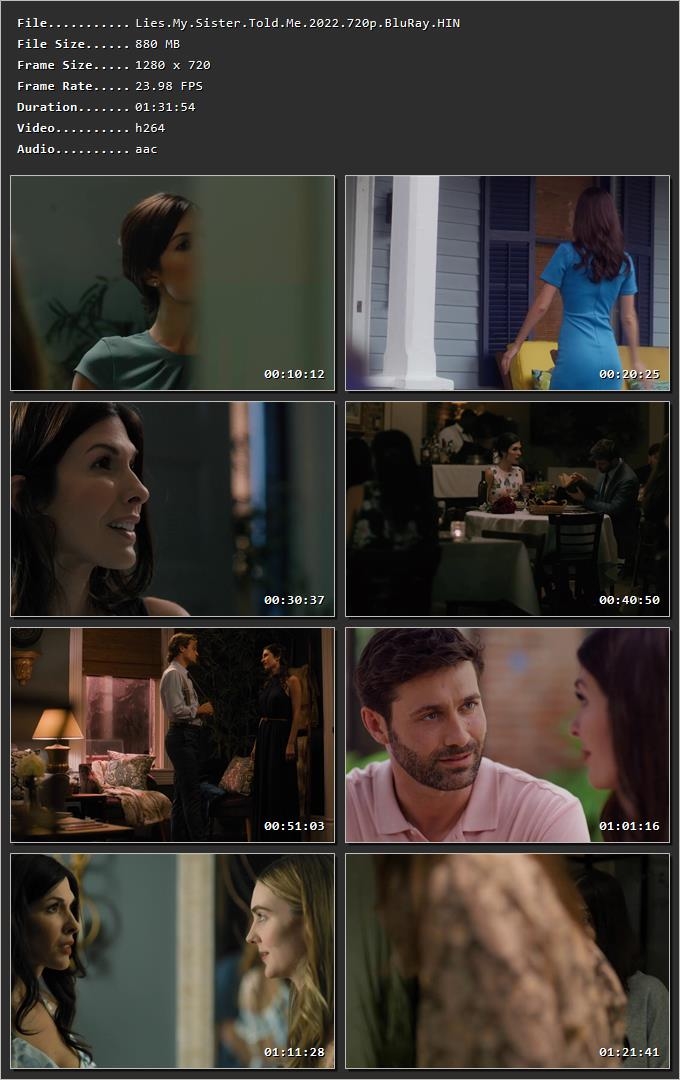 Lies My Sister Told Me (2022) Hindi Dual Audio HDRip 720p – 480p Screenshot