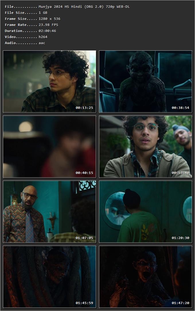 Munjya 2024 Hindi HDRip 720p – 480p – 1080p Screenshot