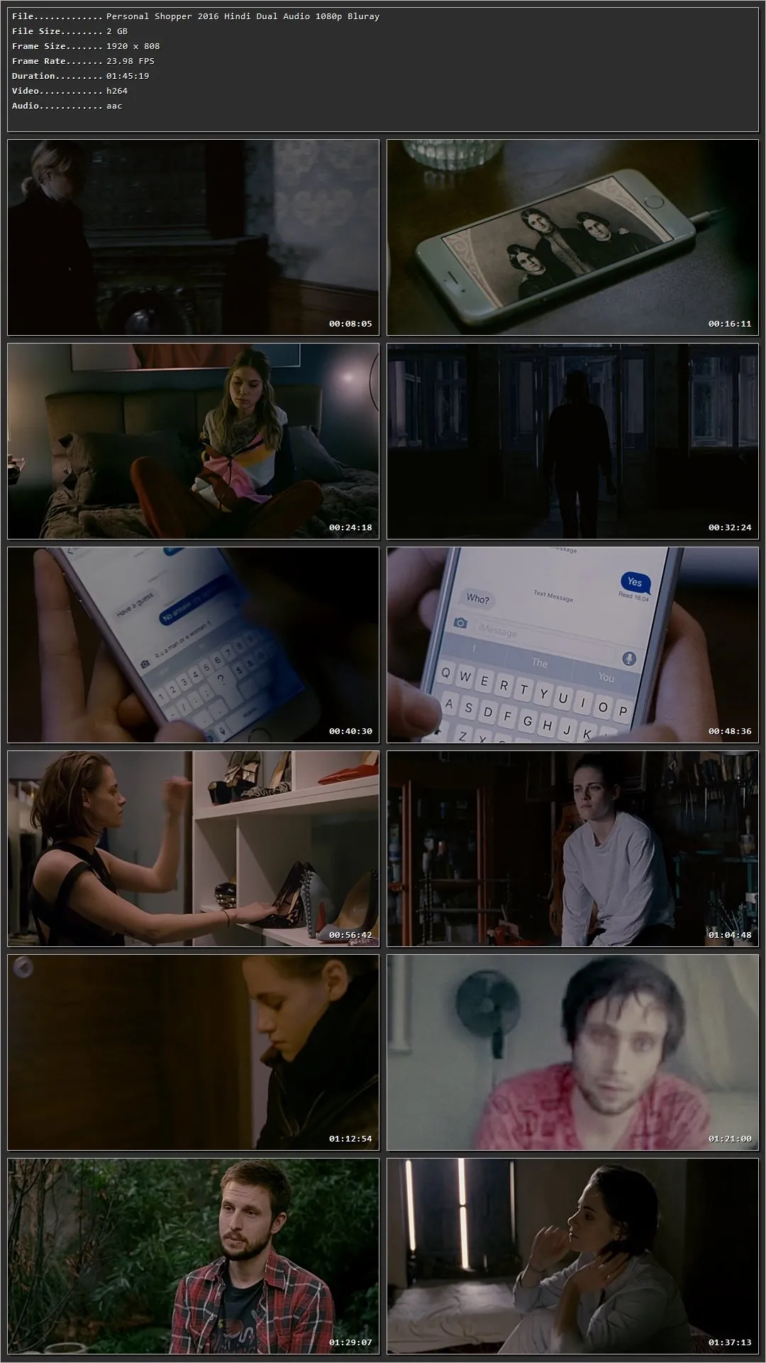 Personal Shopper 2016 Hindi Dual Audio HDRip 1080p – 720p – 480p Screenshot