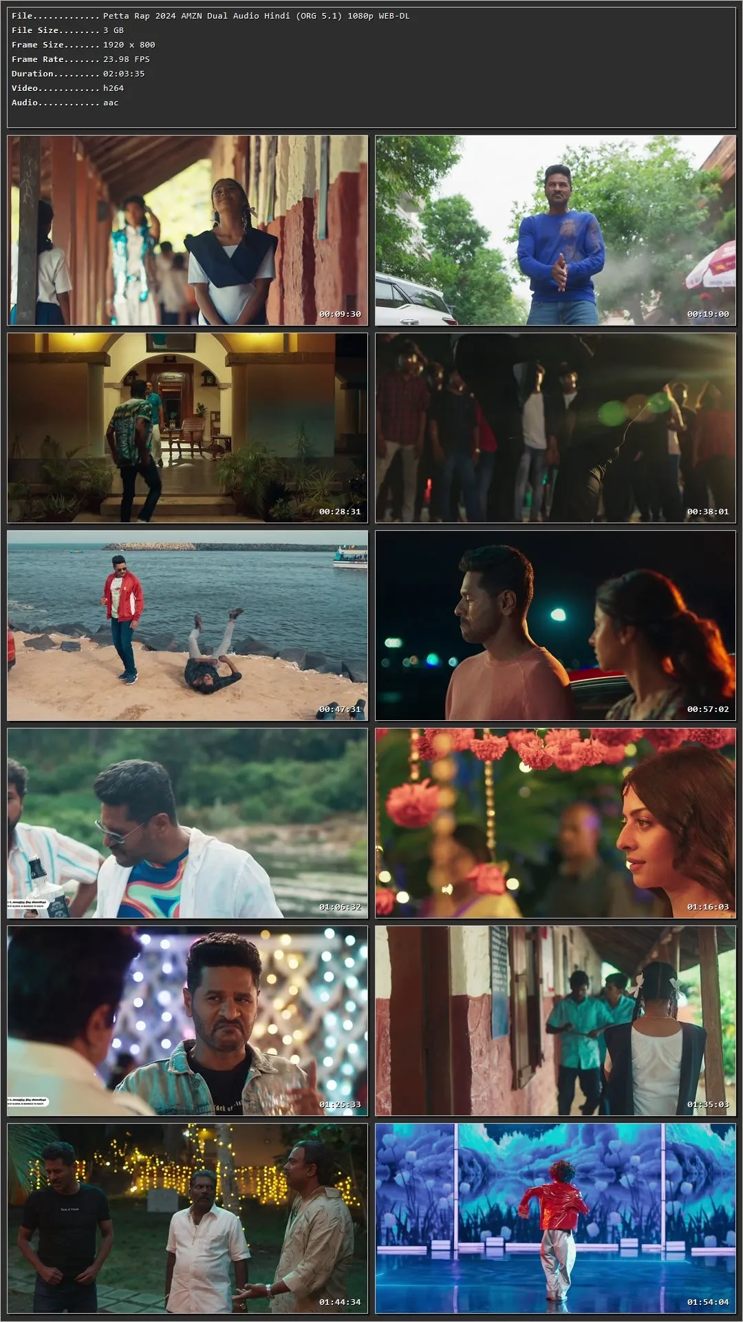 Petta Rap 2024 Hindi Dual Audio HDRip 1080p – 720p – 480p Screenshot