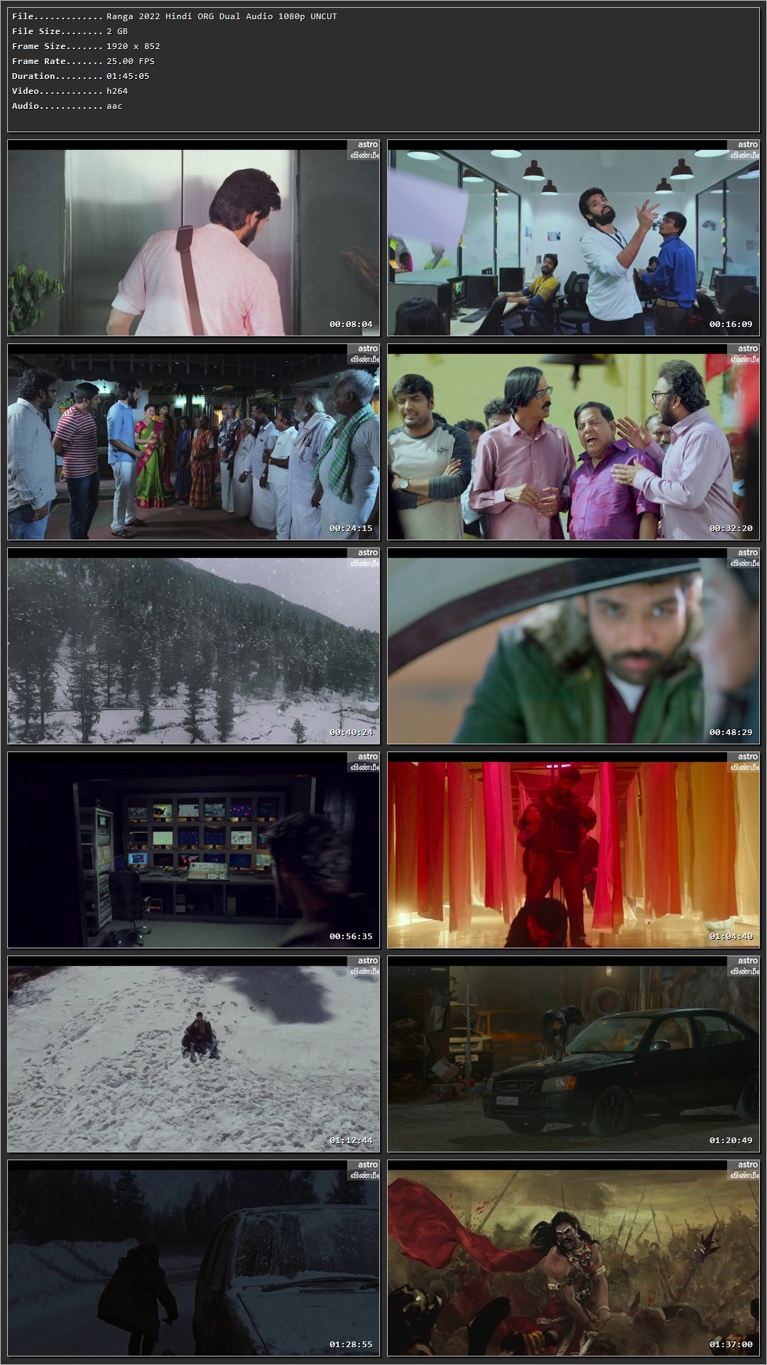 Ranga 2022 Hindi Dual Audio HDRip 1080p – 720p – 480p Screenshot