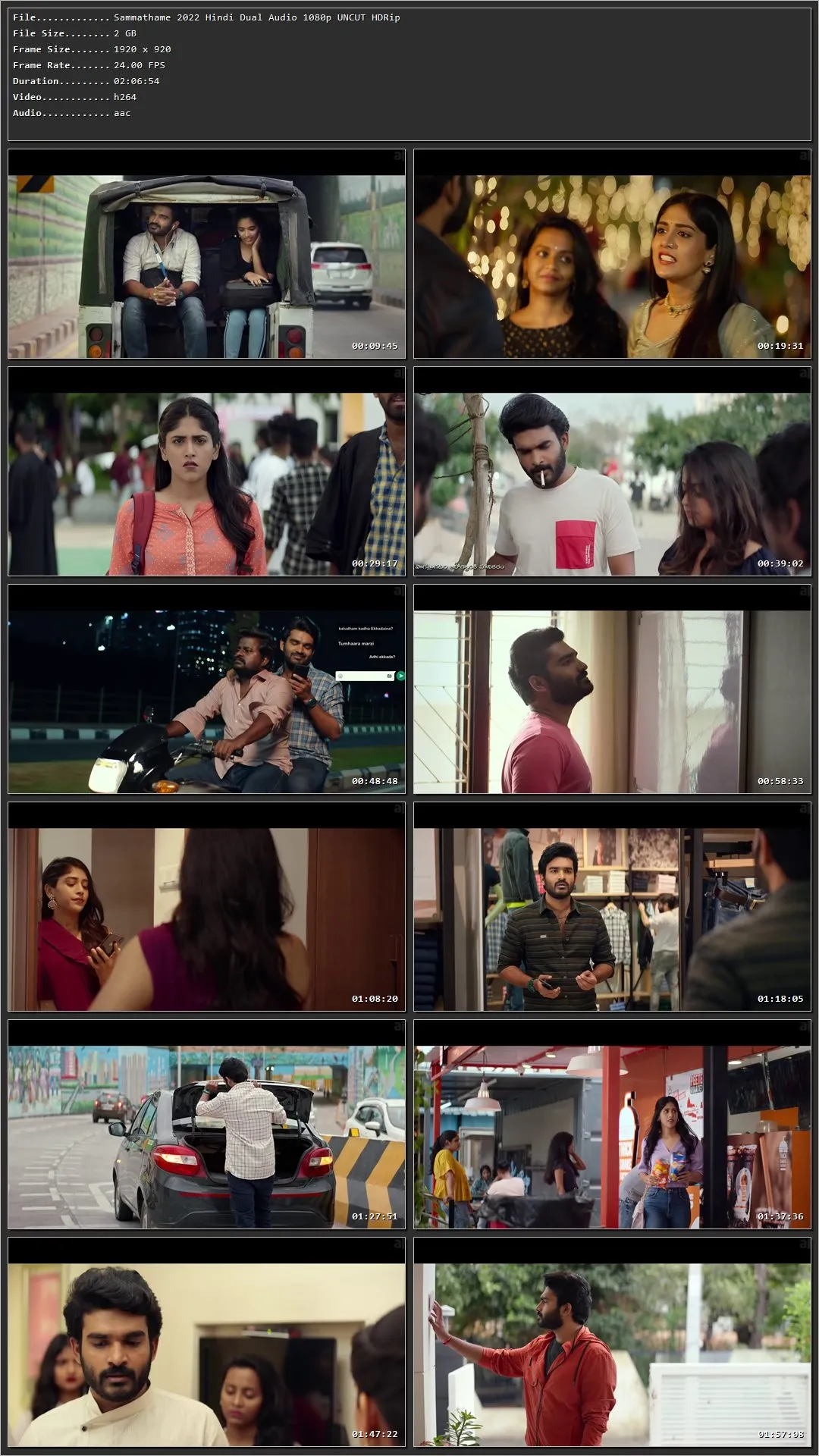 Sammathame 2022 Hindi Dual Audio HDRip 1080p – 720p – 480p Screenshot