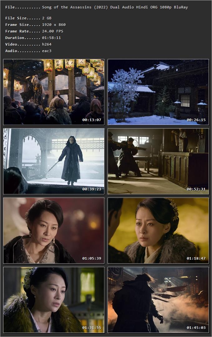 Song of the Assassins 2022 Hindi Dual Audio HDRip 1080p – 720p – 480p Screenshot