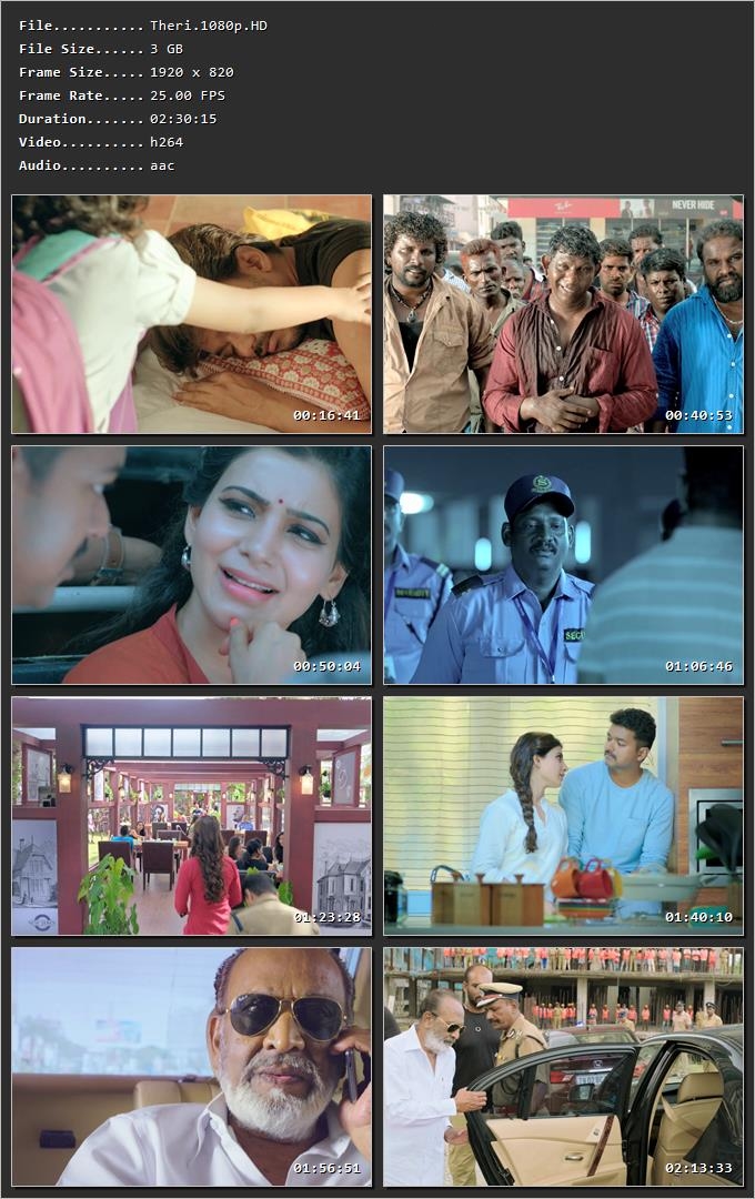 THERi (2016) [Hindi + Tamil] HDRip 720p – 480p – 1080p Screenshot