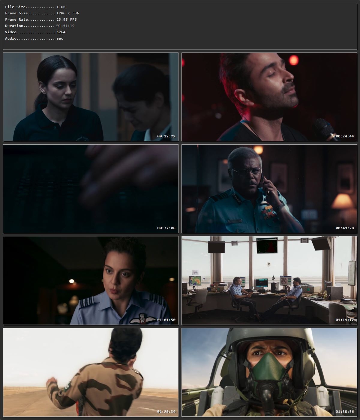 Tejas 2023 Hindi HDRip 720p – 480p Screenshot