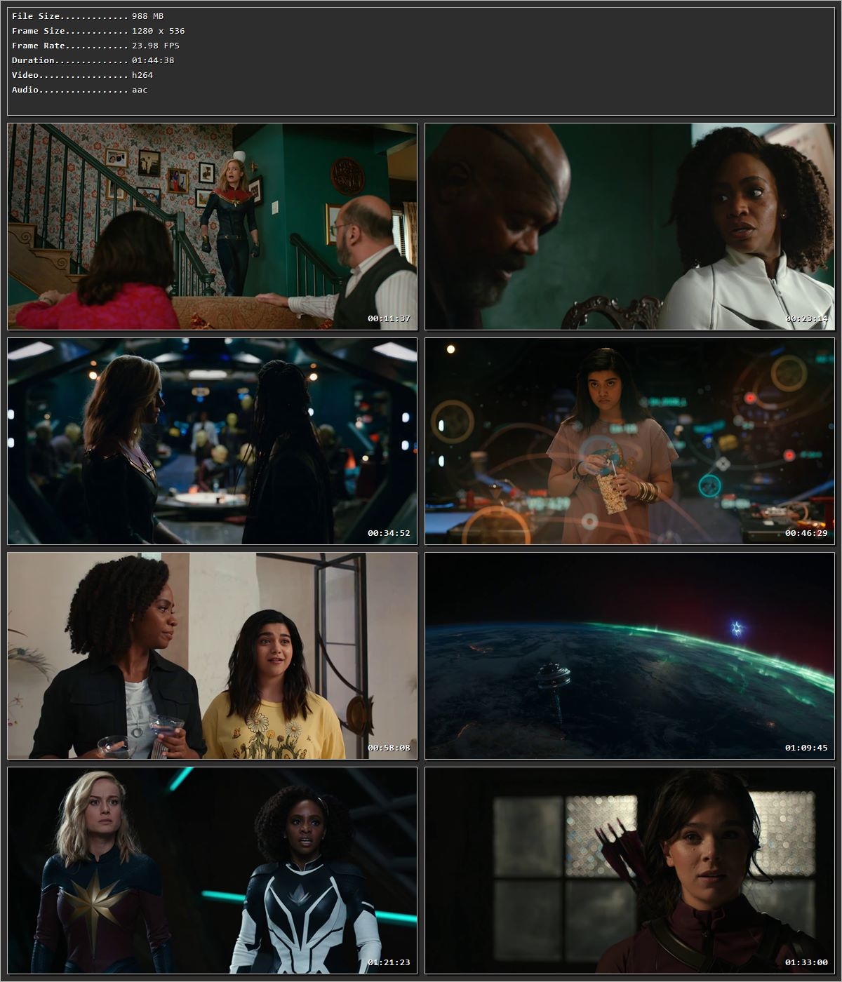 The Marvels 2023 Hindi (ORG) Dual Audio HDRip 720p – 480p Screenshot