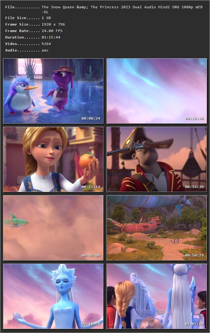 The Snow Queen and the Princess 2023 Hindi Dual Audio HDRip 1080p – 720p – 480p Screenshot