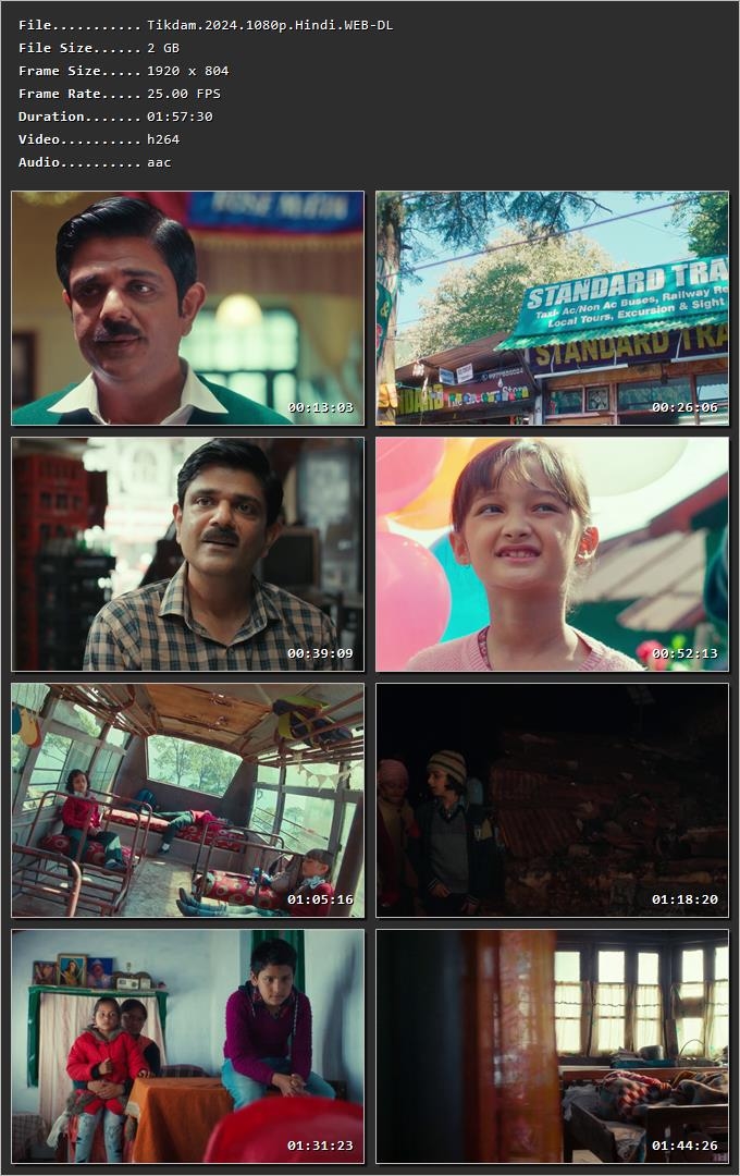 Tikdam (2024) Hindi HDRip 720p – 480p – 1080p Screenshot
