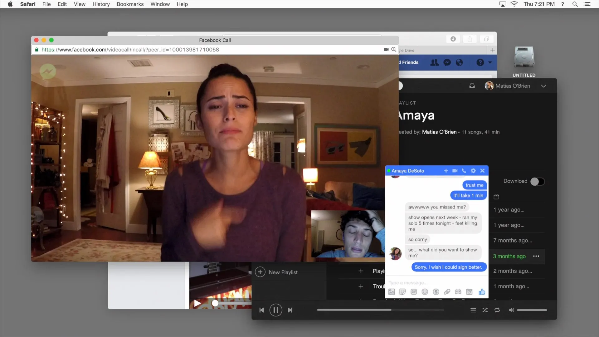 Unfriended Dark Web 2018 Hindi Dual Audio 480p BluRay 300MB Screenshot