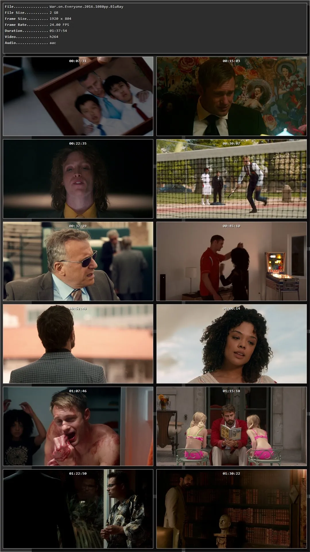 War on Everyone (2016) Hindi Dual Audio HDRip – 480p – 720p – 1080p Screenshot